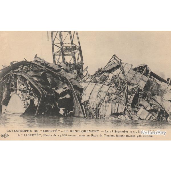 CPA - Catastrophe du "La Libert�" LES �PAVES -Le 25 Septembre1911 a 5h.55 du matin N�529