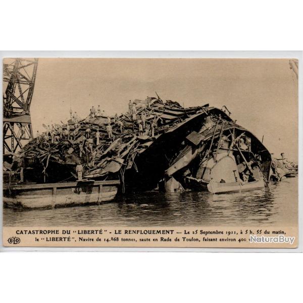 CPA - Catastrophe du "La Libert�" LES �PAVES -Le 25 Septembre1911 a 5h.55 du matin N�1175