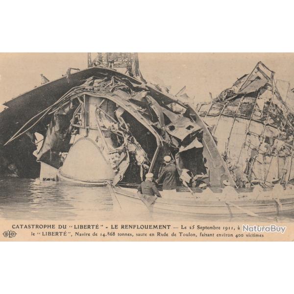 CPA - Catastrophe du "La Libert�" LES �PAVES -Le 25 Septembre1911 a 5h.55 du matin N�530