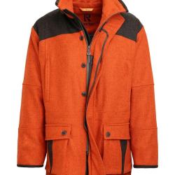 Veste homme RASCHER orange en loden