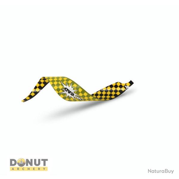 Plumes de flche Gaspro Shield Target Medium 2.5 - Jaune / Gaucher