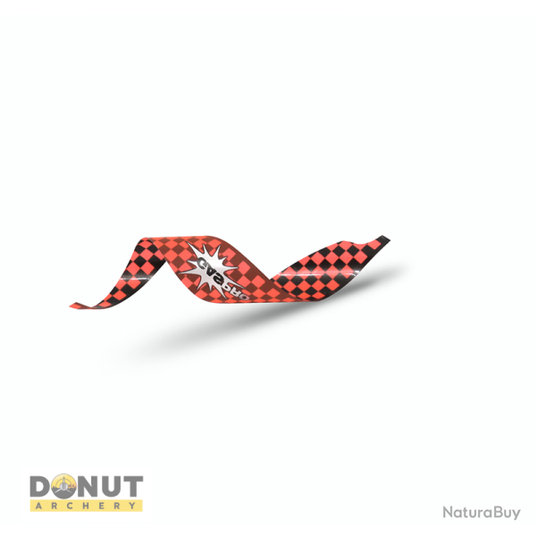 Plumes de flche Gaspro Shield Target Medium 2.5 - Orange Fluo / Droitier