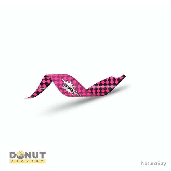 Plumes de flche Gaspro Shield Target Medium 2.5 - Rose Fluo / Droitier