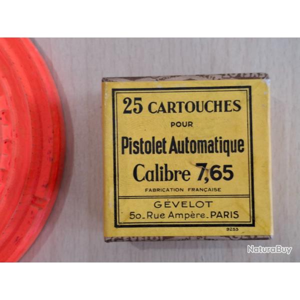 Munitions GEVELOT 7-65 - Boite scell�e (2)