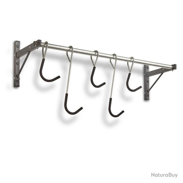 MOTTEZ Support 5 v�los coulissant mural