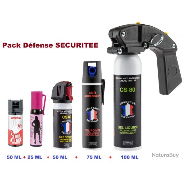 Pack  Dfense Scurit de 5 Bombes