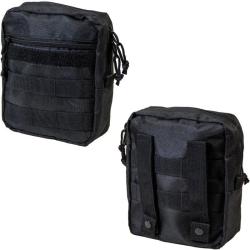 Trousse de secours vide IFAK noire avec syst&egrave;me MOLLE
