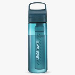 Gourde filtre &agrave; eau Lifestraw Go Series 650 ml bleu turquoise