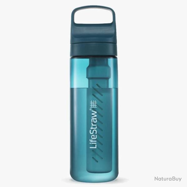 Gourde filtre � eau Lifestraw Go Series 650 ml bleu turquoise