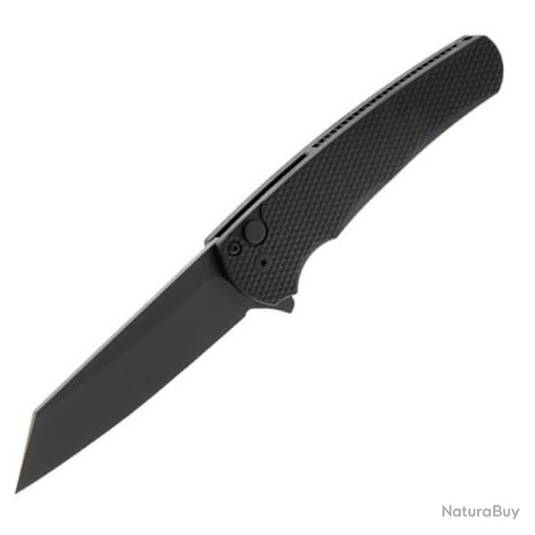 PT.5406 Couteau pliant Pro-Tech "MALIBU" Tanto DLC noir