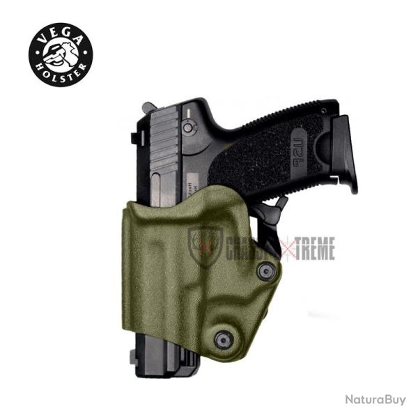 Holster VEGA Gaucher Vegatek Short Vks8 Pour Pamas Mas-G1 Vert OD