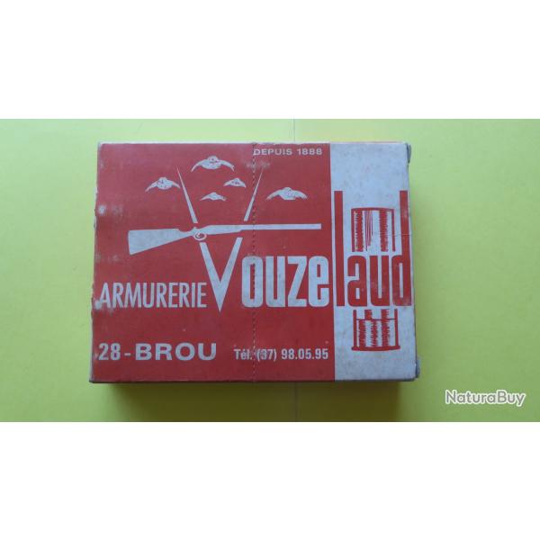 REF 22 - ANCIENNE BO�TE CARTOUCHES CHASSE CAL 16 - VOUZELAUD - plomb n� 5
