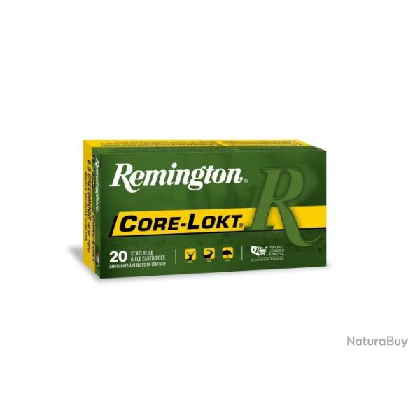 Boite de 20 munitions Remington Core Lokt Calibre 35 REM