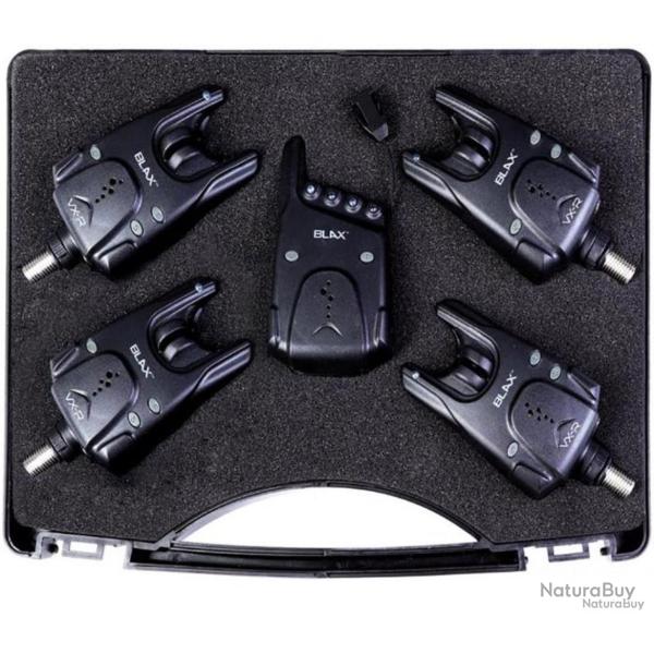 Coffret Dtecteur + Centrale Carp Spirit Blax Vxr Alarm Receiver Set 3+1