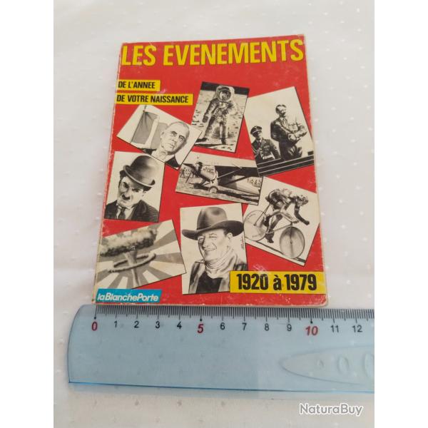 Les vnements de l'anne de votre naissance 1920  1979
