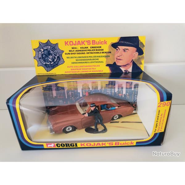 Coffret Corgi Kojak Buick Regal 290 en boite 1975