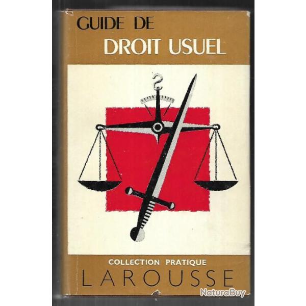 guide de droit usuel collection pratique larousse par jacques lansier
