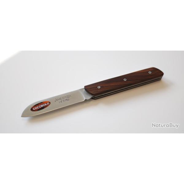 L'�me d'Emma Par le Fid�le - Couteau de poche pliant - Manche cocobolo