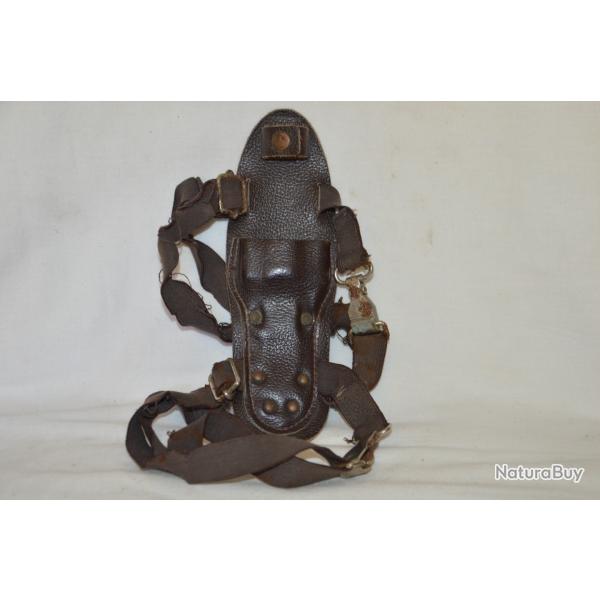 ETUI (HOLSTER) POUR COUTEAU Mle 1953 DE PILOTE "CREVE DINGHY"-AVIATION-ALGERIE