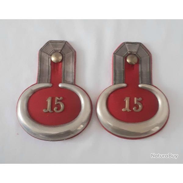 DE351018.a  Paire �paulette sous lieutenant 15�Infantrie regiment