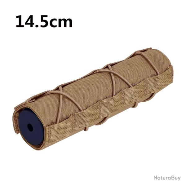 Housse de protection silencieux - 14,5cm - Tan