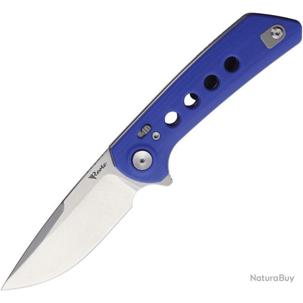 Couteau Reap PL-XF Blue Lame Drop Point Acier Nitro-V SW Manche G10 Pivot Lock REAPLXF13