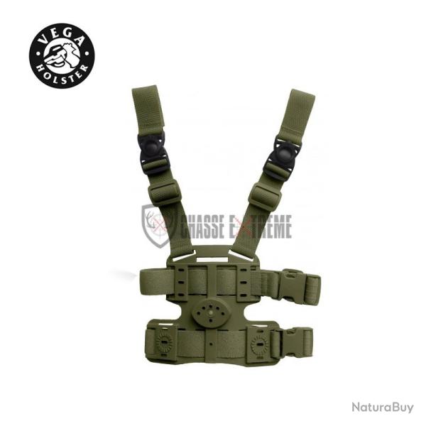 Plaque de Cuisse VEGA 2 Sangles 8k18 Vert OD