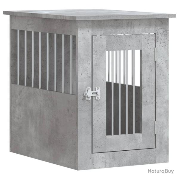 Meuble de cage pour chiens 45 x 62 x 59 cm gris 02_0043350