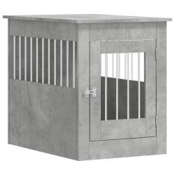 Meuble de cage pour chiens 55 x 80 x 68 cm gris 02_0043360