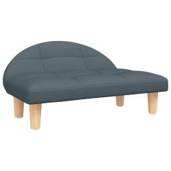 Lit pour chien panier canap&eacute; confortable fonc&eacute; 70 x 52 x 30 cm tissu gris 02_0043180