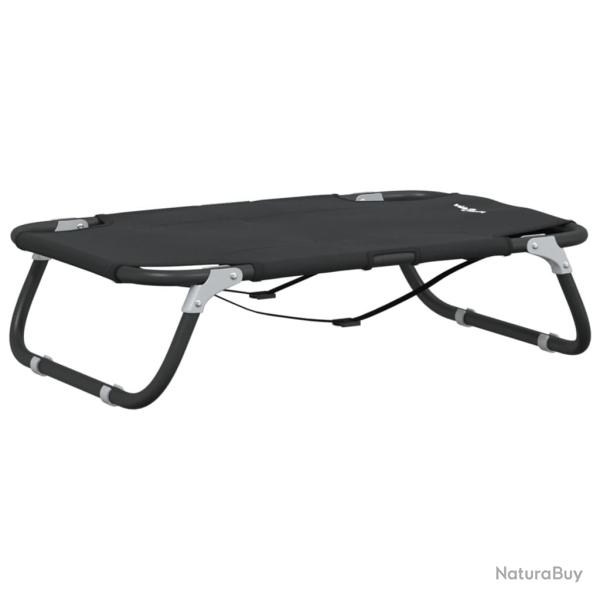 Lit pour chien panier canap� confortable pliable tissu oxford et acier anthracite 02_0043195