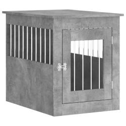 Meuble de cage pour chiens 55 x 75 x 65 cm gris 02_0043355