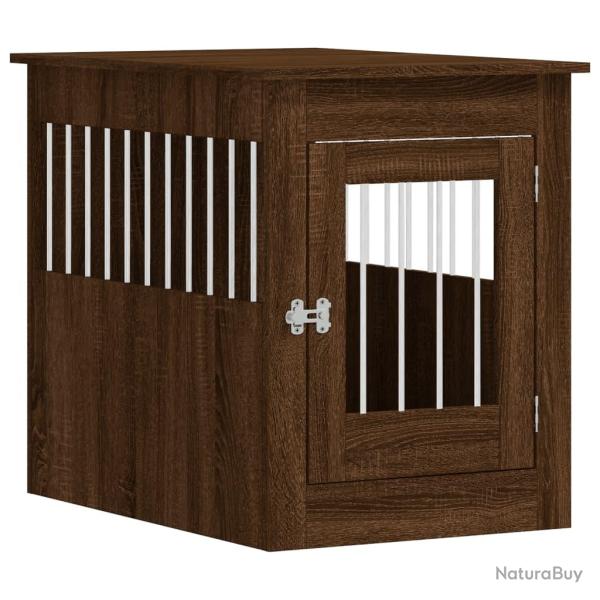 Meuble de cage pour chiens 55 x 80 x 68 cm marron 02_0043359