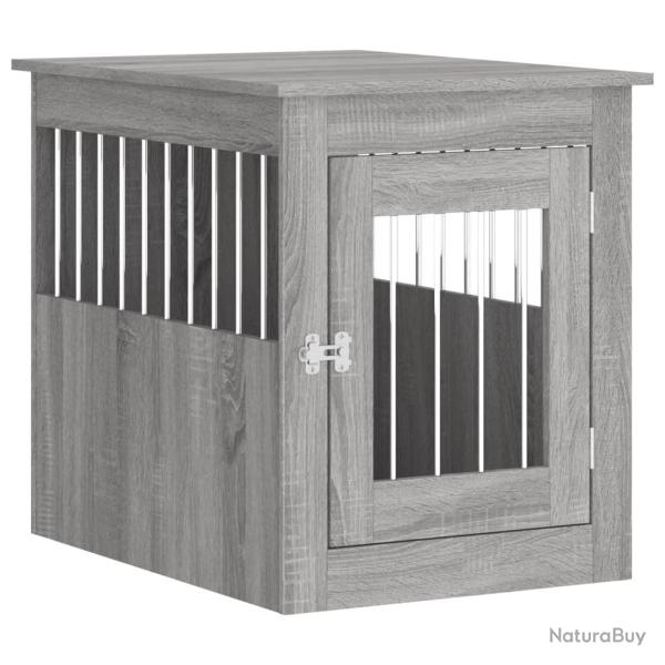 Meuble de cage pour chiens sonoma 55 x 75 x 65 cm gris 02_0043371