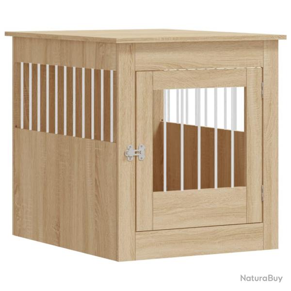 Meuble de cage pour chiens sonoma 64,5 x 80 x 71 cm marron 02_0043375