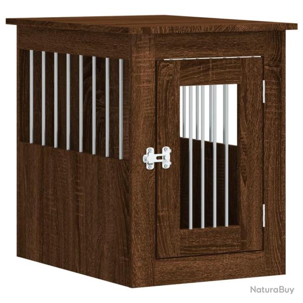 Meuble de cage pour chiens 45 x 62 x 59 cm marron 02_0043349