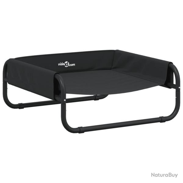 Lit sur�lev� pour chien tissu oxford et acier anthracite 02_0043243