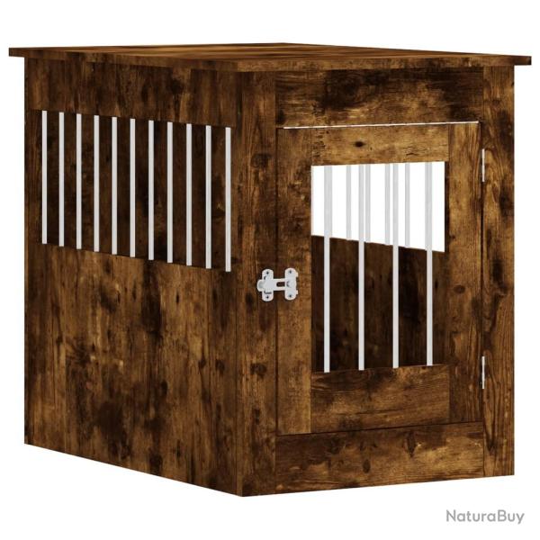 Meuble de cage pour chiens 55 x 80 x 68 cm marron 02_0043358