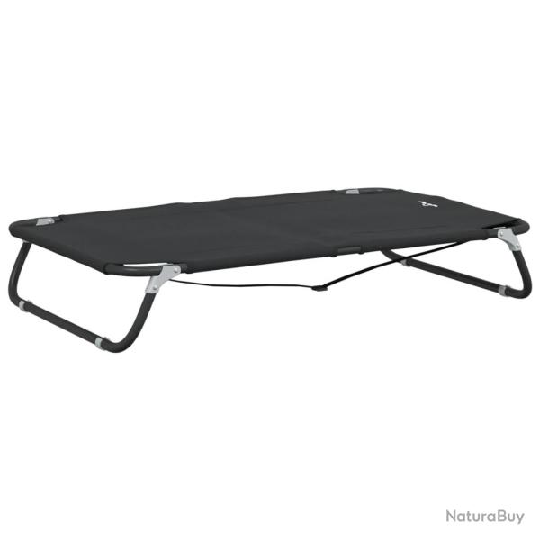 Lit pour chien panier canap� confortable pliable tissu oxford et acier anthracite 02_0043193