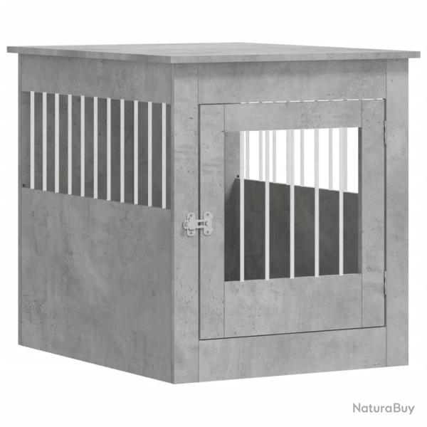 Meuble de cage pour chiens 64,5 x 80 x 71 cm gris 02_0043365