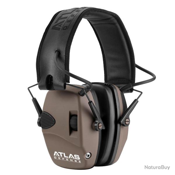 CASQUE ANTIBRUIT ACTIF DE PROTECTION SONGUARD Marron