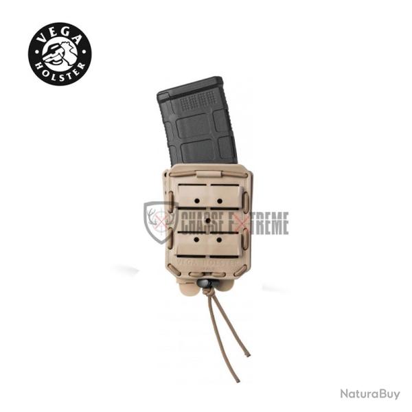 Porte-Chargeur VEGA Simple Bungy 8bl pour M4/Ar15 Tan
