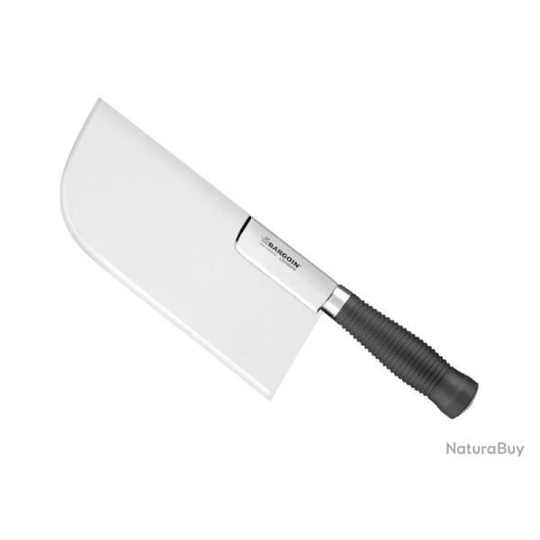 FEUILLE DE BOUCHER RENFORCEE 26CM INOX