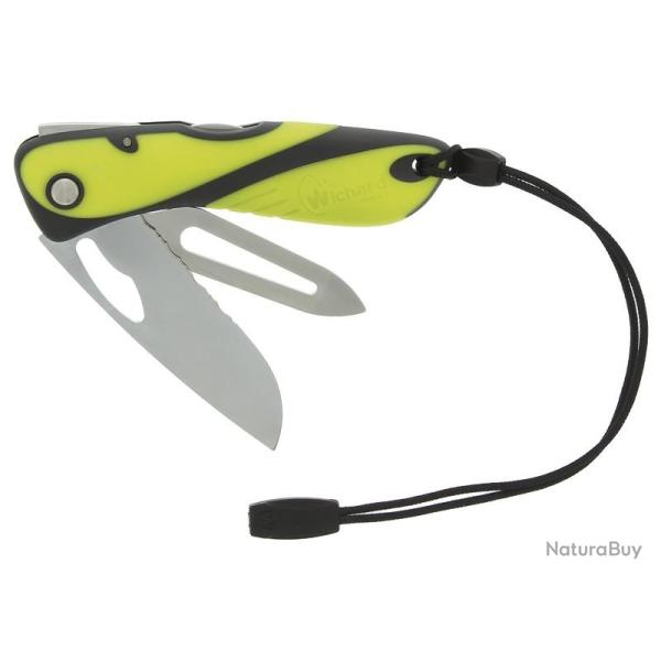 COUTEAU DEMANILLEUR WICHARD OFFSHORE 2P FLUO