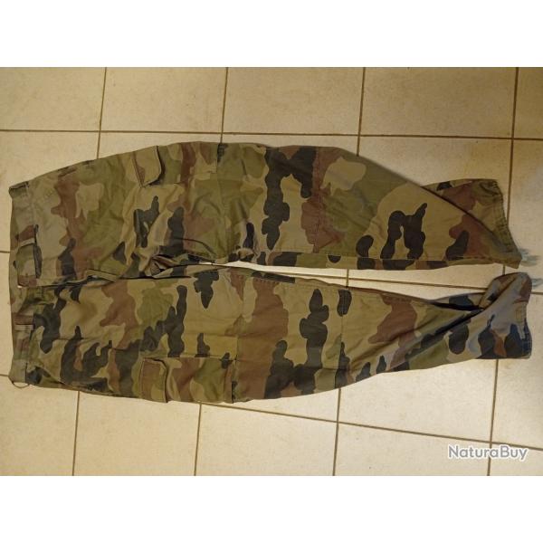 Pantalon arm�e fran�aise F2 camo c.e taille M .