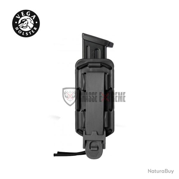 Porte-Chargeur VEGA Simple Bungy 8bl pour Pistolet Automatique Noir