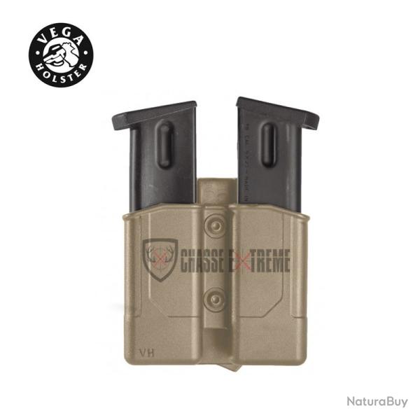 Porte-Chargeur VEGA Double Rapide 8dmh03 pour Pistolet Automatique Tan