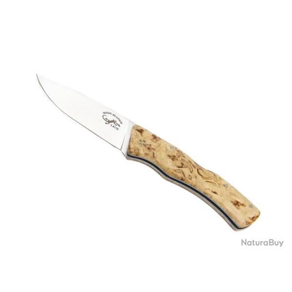 COUTEAU SALAMANDRA BOULEAU 11,5CM INOX