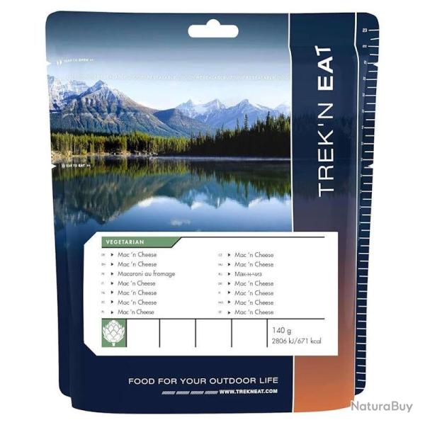 Repas lyophilis� Trek'n Eat Macaroni au fromage Mac'n Cheese