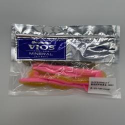 Leurre souple Megabass super spindle worm 5" pink chart + brown